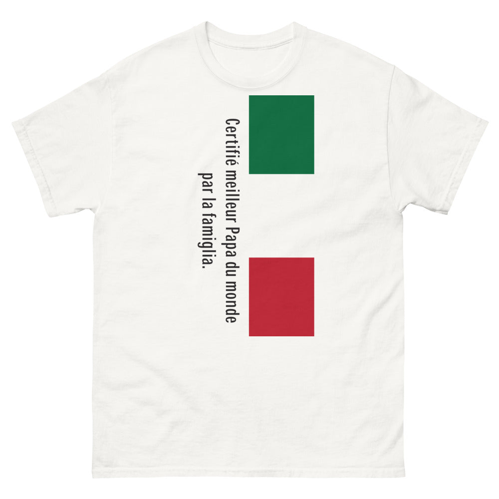 T-shirt Famille blanc - Meilleur Papa du Monde