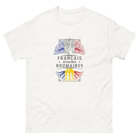 Thumbnail for T-shirt Roumain blanc - Français d'origine avec humour