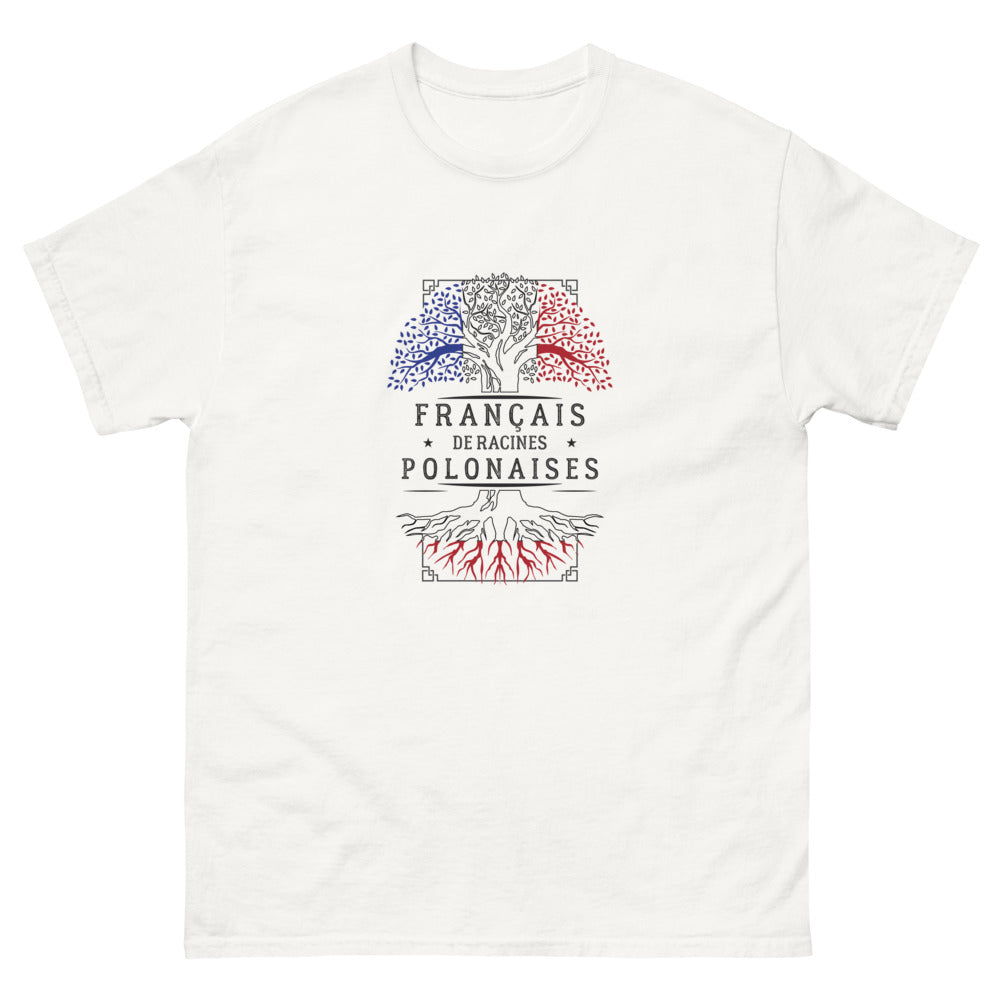 T-shirt Polonais blanc - Français de racines polonaises