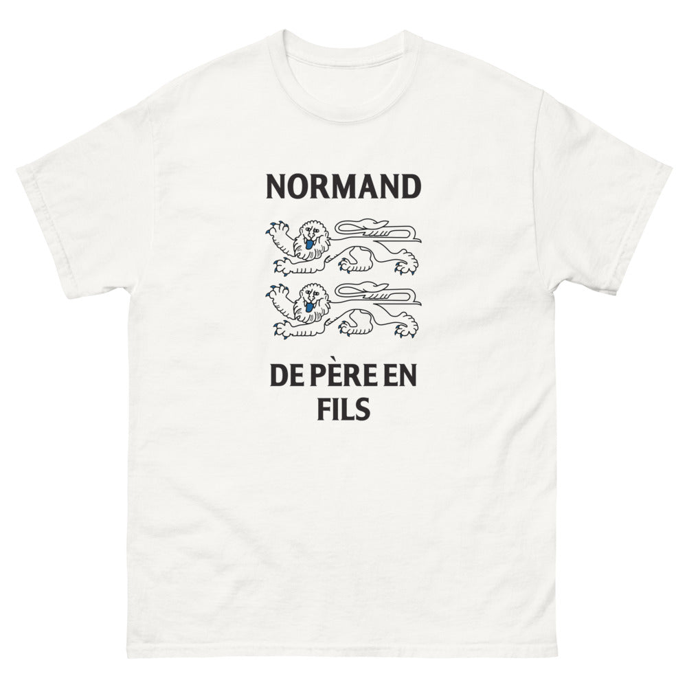 T-shirt Normandie blanc - Normand de Père en Fils