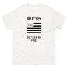 T-shirt Breton blanc - Héritage et fierté familiale