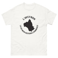 Thumbnail for T-shirt Aveyron blanc - Là où mon histoire commence