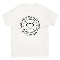 Thumbnail for T-shirt souvenir d'amour blanc - Tu testerais toujours, n'oublie jamais que je t'aime