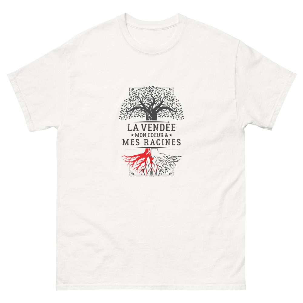 T-shirt Vendée blanc - Mon Coeur Mes Racines