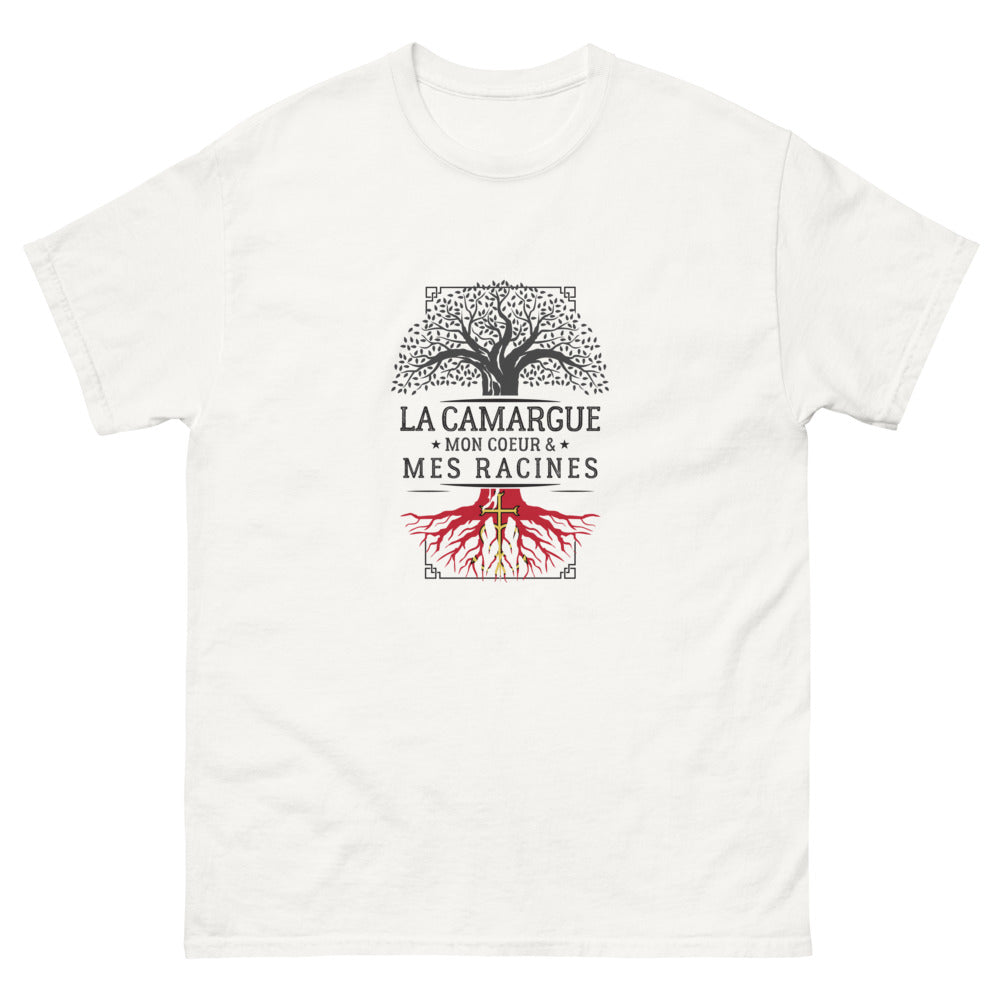 T-shirt Camargue blanc - Mon Cœur, Mes Racines