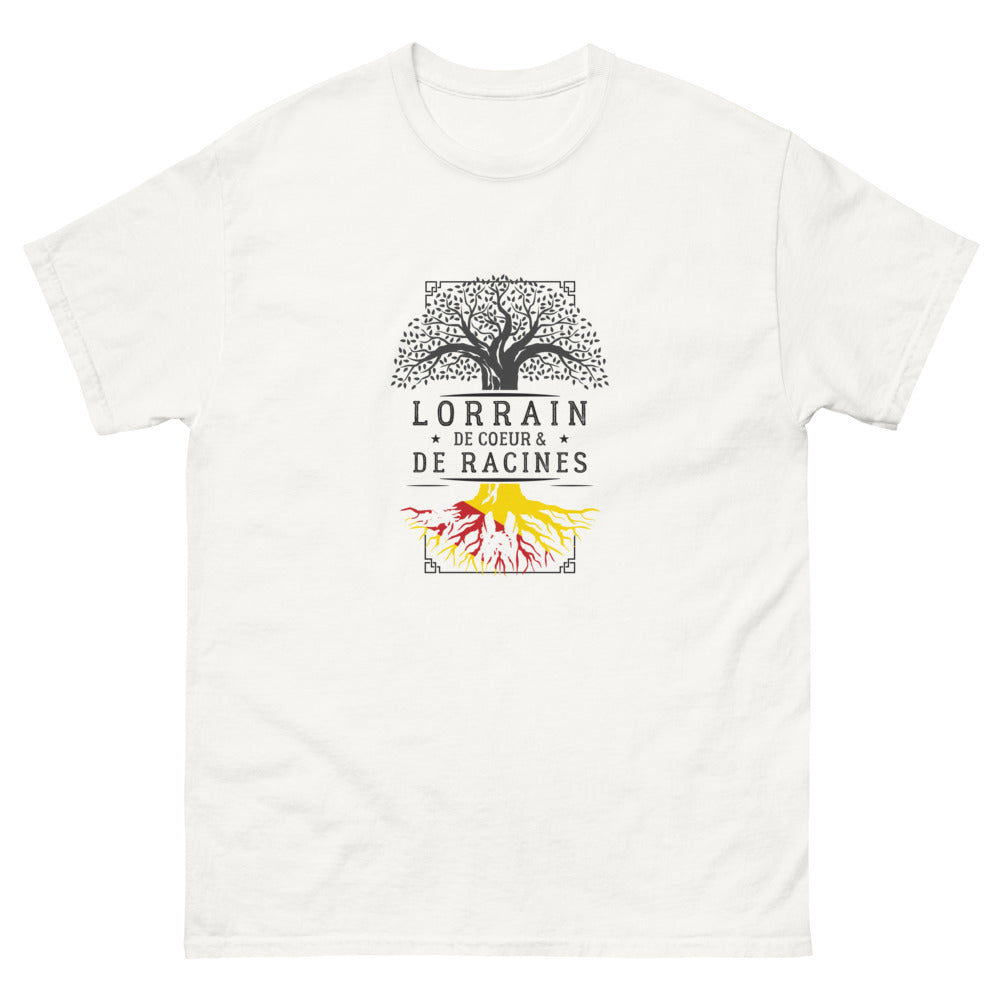T-shirt Lorraine blanc - Lorrain de cœur à racines