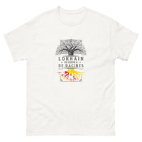 Thumbnail for T-shirt Lorraine blanc - Lorrain de cœur à racines