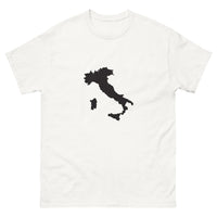 Thumbnail for T-shirt Italie blanc - carte de l'Italie en style clair