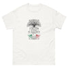 T-shirt Italo-Français blanc - Racines et fierté