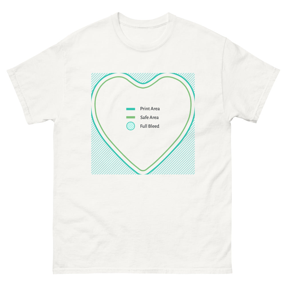 T-shirt design blanc - Humour et précision créative