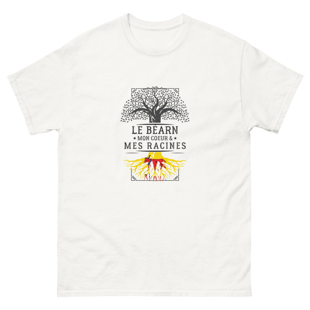 T-shirt Béarnais blanc - Mon Cœur et Mes Racines