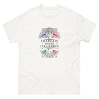 Thumbnail for T-shirt Italie blanc - Héritage franco-italien avec humour