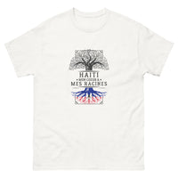 Thumbnail for T-shirt Haïti blanc - Mon cœur, mes racines