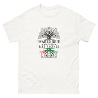 Thumbnail for T-shirt Martinique blanc - Mon coeur, mes racines