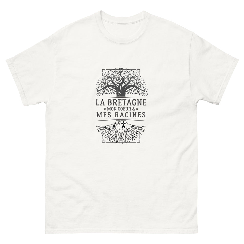 T-shirt Bretagne blanc - Mon Cœur Mes Racines