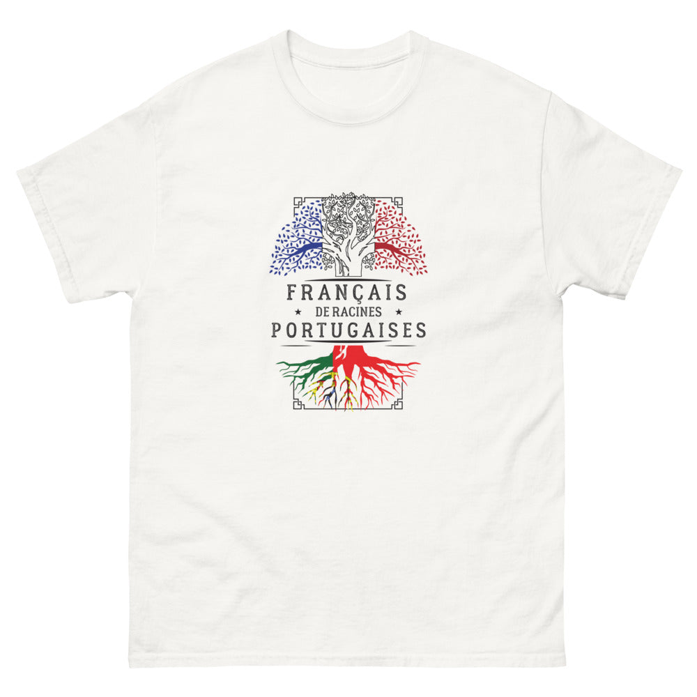 T-shirt Portugal blanc - Français de racines portugaises