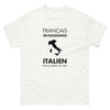 T-shirt Français de Naissance blanc - Fier de ses origines
