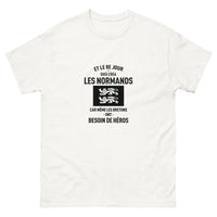 Thumbnail for T-shirt Normand blanc - Et le 8e jour, Dieu créa les Normands