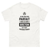 T-shirt Bretagne blanc - Je ne suis pas parfait mais je suis Breton