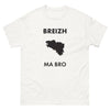 T-shirt Bretagne blanc - Fierté des racines bretonnes