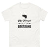 T-shirt Bretagne blanc - Ma thérapie c'est la Bretagne