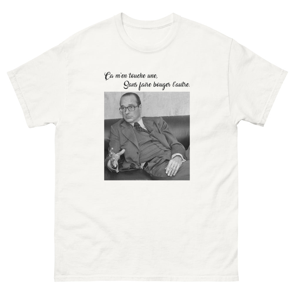 T-shirt Alsacien blanc - Ça m'en touche une sans faire bouger l'autre