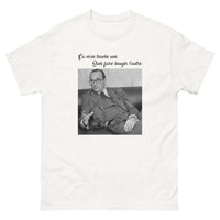 Thumbnail for T-shirt Alsacien blanc - Ça m'en touche une sans faire bouger l'autre