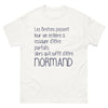 T-shirt Normand blanc - Les Bretons passent leur vie entière