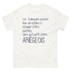 T-shirt Ariégeois blanc - Les Toulousains passent leur vie entière