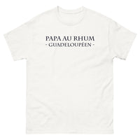 Thumbnail for T-shirt Guadeloupe blanc - Papa au Rhum avec humour