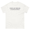 T-shirt Guadeloupe blanc - Papa au Rhum avec humour