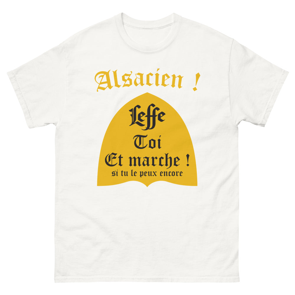 T-shirt Alsacien blanc - Lève-toi et Marche