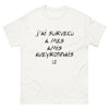 T-shirt Aveyron blanc - J'ai Survécu à mes Amis Aveyronnais