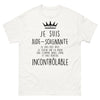 T-shirt Aide-Soignante blanc - Cœur sur la main et flamme dans l'âme