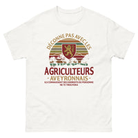 Thumbnail for T-shirt Aveyron blanc - Déconne pas avec les agriculteurs