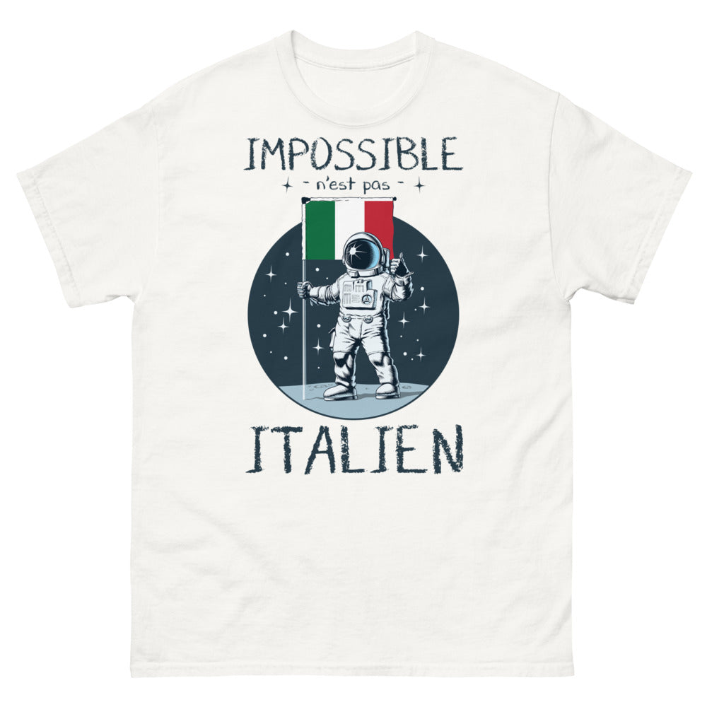 T-shirt Italie blanc - Impossible n'est pas un défi