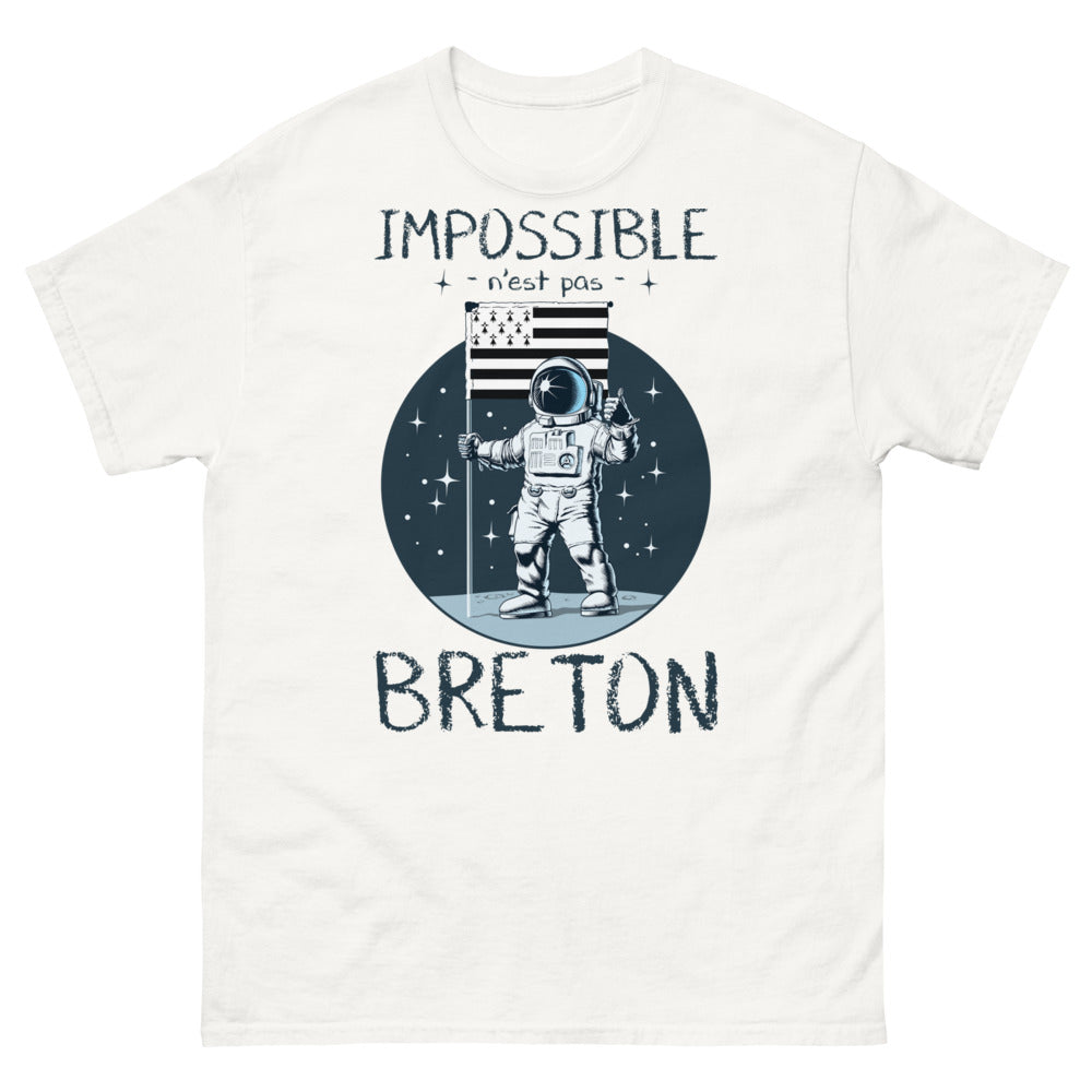 T-shirt Bretagne blanc - Impossible n'est pas Breton