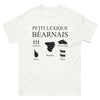 T-shirt Béarnais blanc - Petit Lexique pour les amoureux de la culture