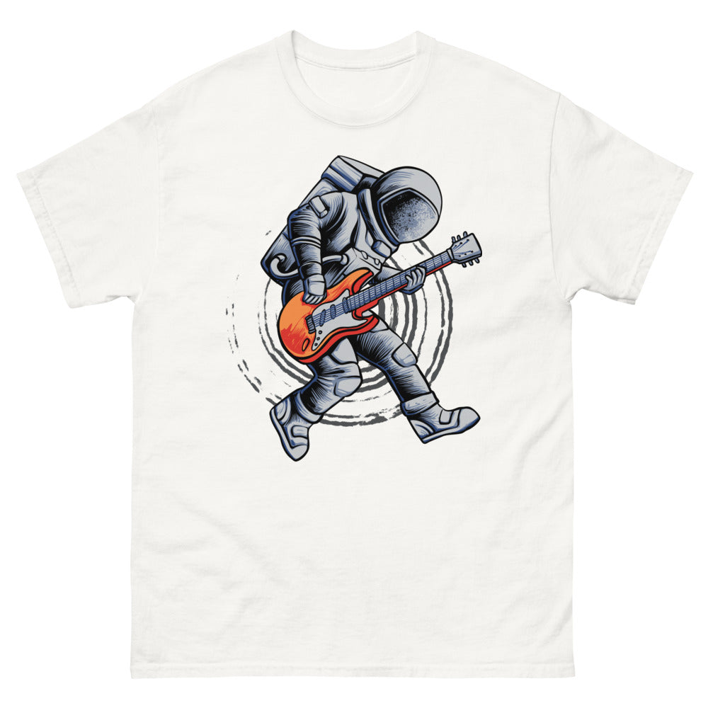 T-shirt Astronaute blanc - Un guitariste dans l'espace