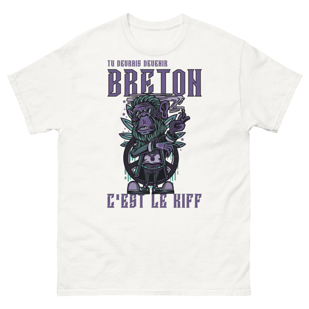 T-shirt Bretagne blanc - C'est le kiff !