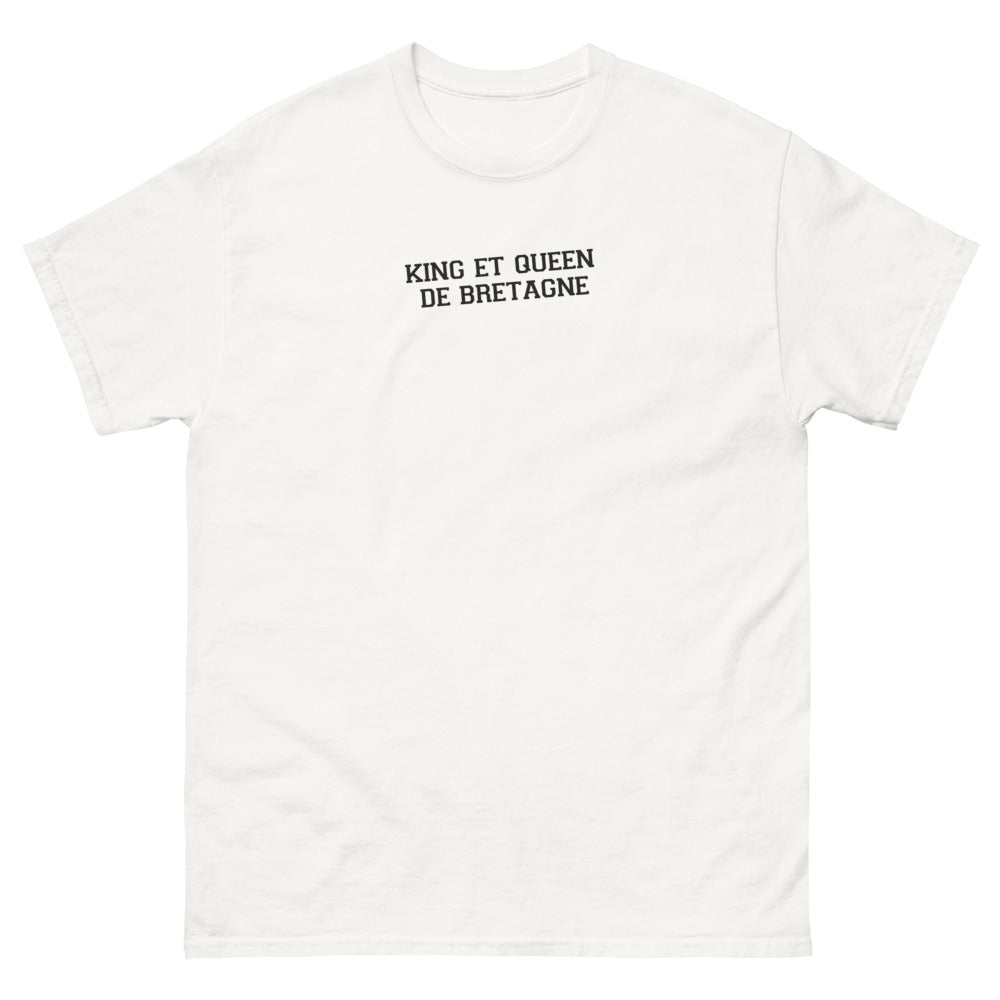 T-shirt Bretagne blanc - Roi et Reine de Bretagne