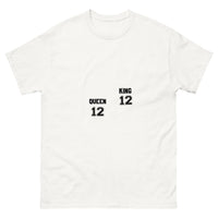 Thumbnail for T-shirt humour blanc - Déclarez votre royauté avec style