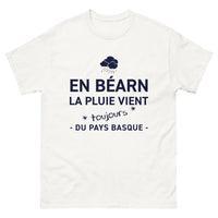 Thumbnail for T-shirt Béarnais blanc - La Pluie Vient Toujours du Pays Basque