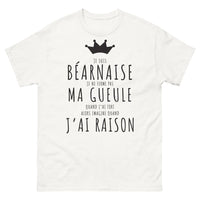 Thumbnail for T-shirt Béarnaise blanc - Je ne ferme pas ma gueule