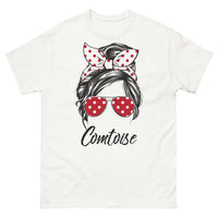 Thumbnail for T-shirt Comtois blanc - clin d'œil humoristique à la Franche-Comté