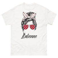 Thumbnail for T-shirt Italie blanc - Charme et fierté des racines méditerranéennes