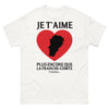 T-shirt Franche-Comté blanc - Je t'aime plus encore que la Franche-Comté !