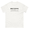 T-shirt Bretagne blanc - Bretonne Incontrôlable