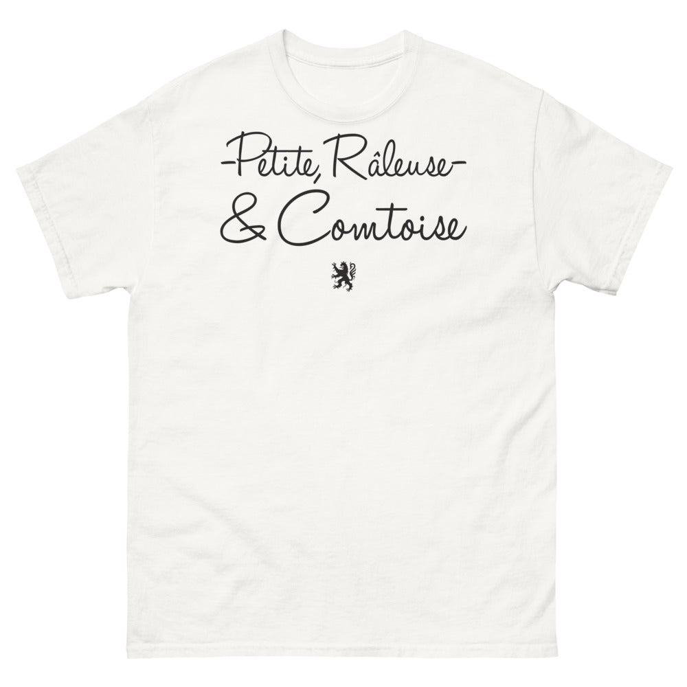 T-shirt Franche-Comté blanc - Petite Râleuse et Comtoise