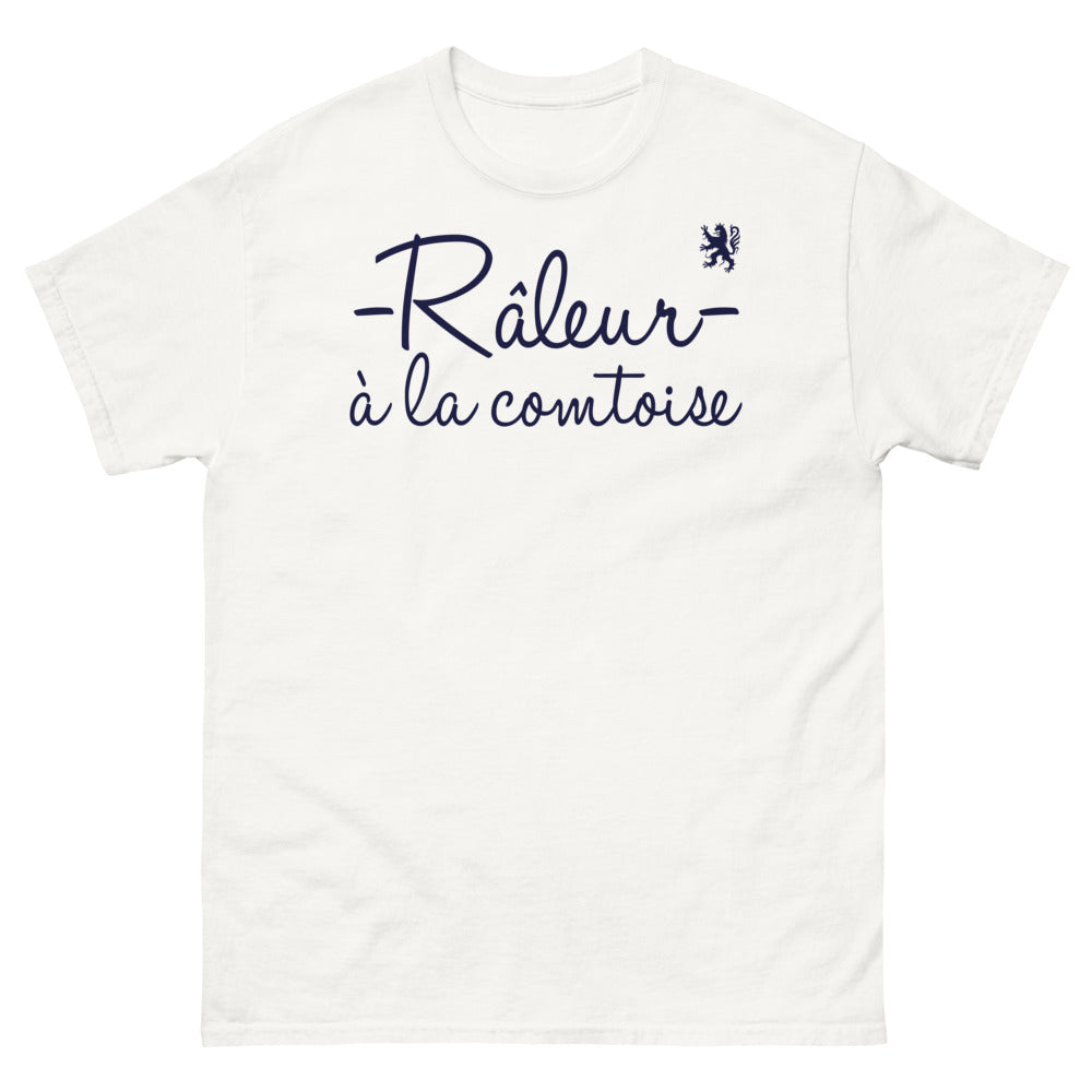 T-shirt Franche-Comté blanc - Râleur à la Comtoise